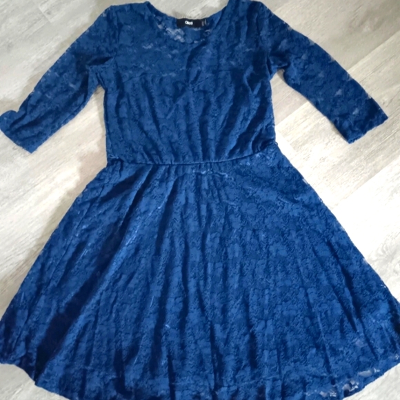 ASOS Dresses & Skirts - Vintage Style Blue Lace Dress